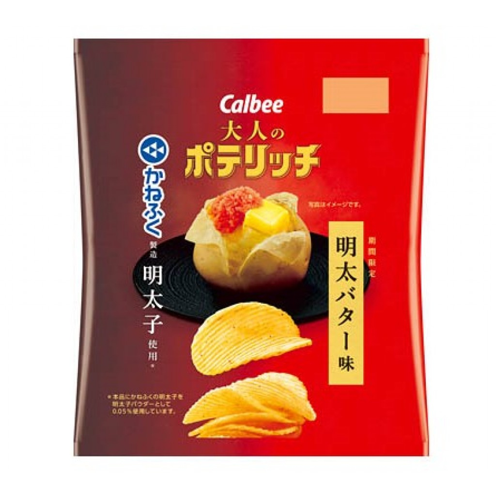 【三歲選物】Calbee X 明太子辣油聯名奶油洋芋片70g