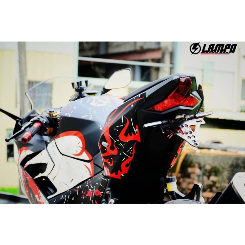 Ridea Ninja 400 忍400 ★朝幸機車行★ Lampo短牌架 短牌架 車牌架 大牌架 後牌架 翹牌 短牌