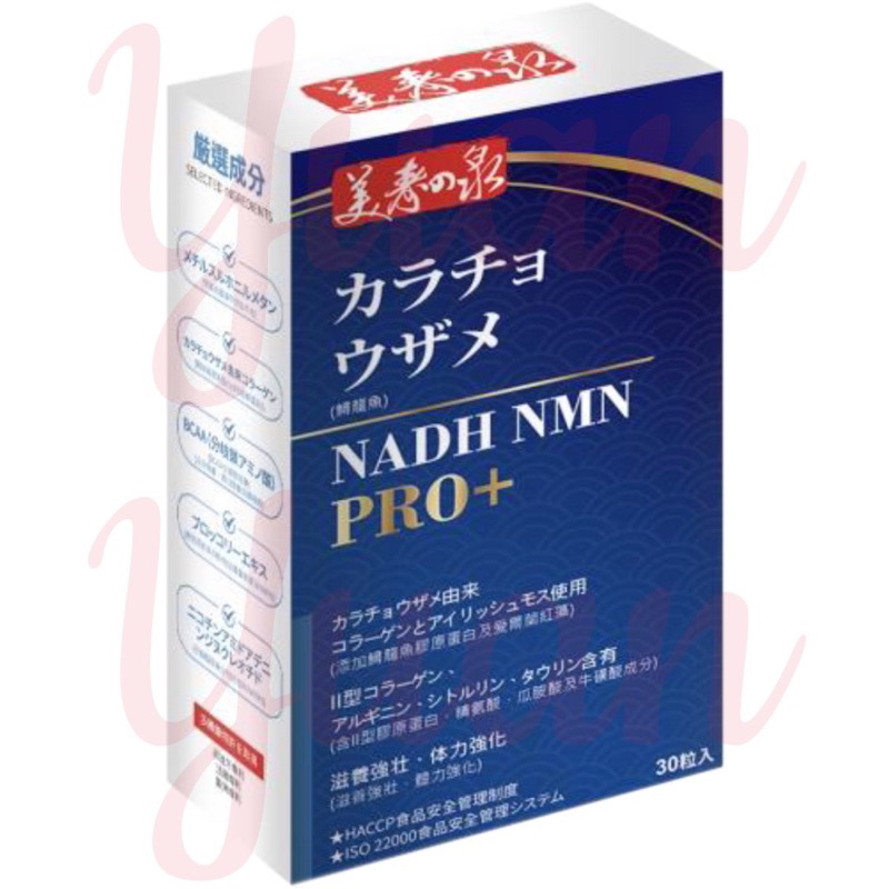 現貨🔥美壽之泉 鱘基力NADH NMN PRO+膠囊（每盒30顆）
