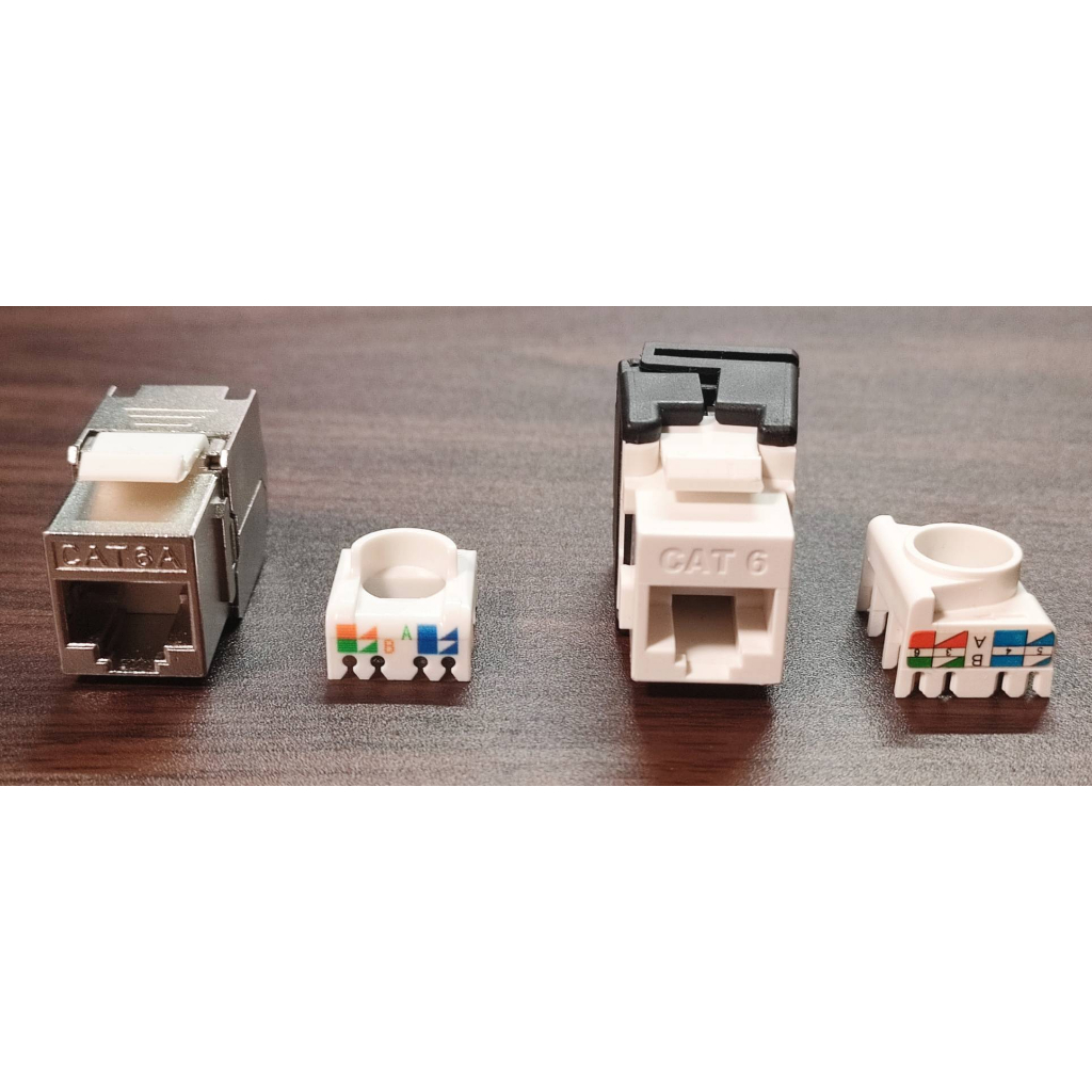 CAT 6A  CAT6 遮蔽式資訊插座 資訊插座 RJ45 CAT6A 超六類 網路模塊 唯康 六類千兆網路模塊