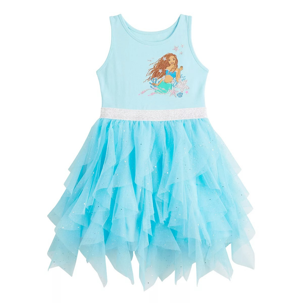預購❤️正版❤️美國迪士尼 Ariel 愛麗兒 mermaid小美人魚 公主 真人版 電影版 兒童洋裝 小洋裝