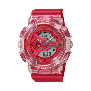 【CASIO G-SHOCK】俏皮扭蛋玩具系列電子運動腕錶-紅 GA-110GL-4A