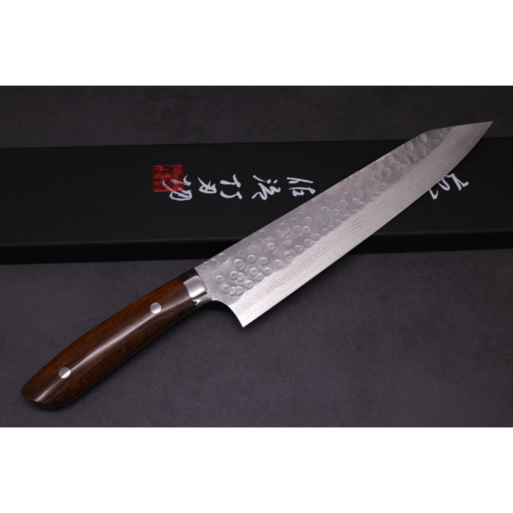 💖 佐治武士 💖【多層鋼SRS13 粉末鋼 劍形牛刀 24cm】日本製  廚房刀具 八煌刃物