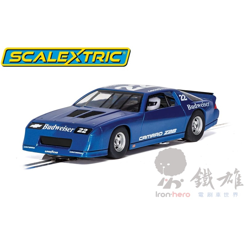 Scalextric C4145 Chevrolet Camaro IROC-Z - Blue 電刷車