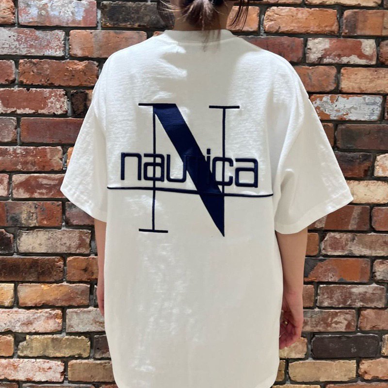 NAUTICA JAPAN長谷川監製背後刺繡大N口袋短袖T恤