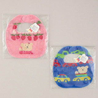 『米米兔日本雜貨店』現貨 日本製Rainbow Bear 彩虹熊 今治毛巾 純棉 吸水 口水巾 圍兜 彌月禮盒