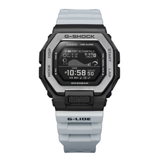 CASIO 卡西歐 G-SHOCK 潮汐日光月相 LCD 衝浪 運動錶 電子錶-銀灰GBX-100TT-8