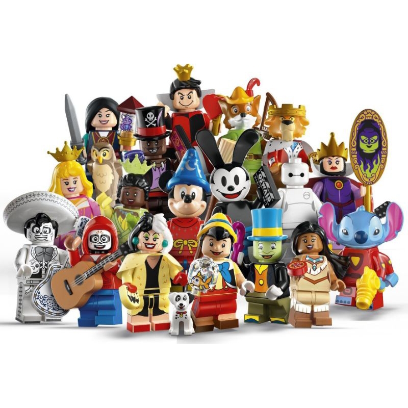 全新未拆封 單售[BrickHouse] LEGO 樂高 71038 迪士尼100 人偶包 庫伊拉 米奇 奧斯華 史迪奇