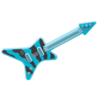 $$CoCo鯊$$💥現貨💥樂高配件 樂器 電吉他 藍色 迷彩 17356pb05 lego 樂高