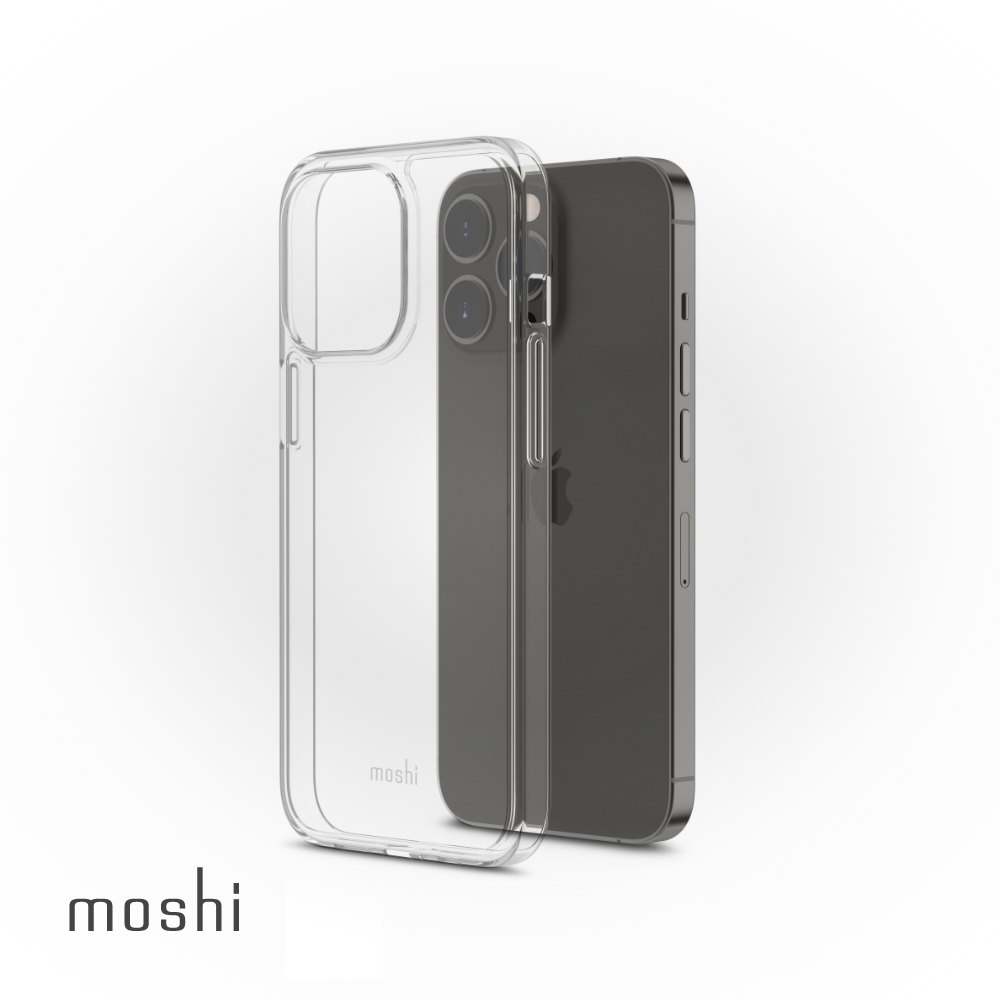 公司貨 Moshi iGlaze XT 超薄透亮保護殼 for iPhone 13 Pro 透明殼 防摔殼 支援無線充電