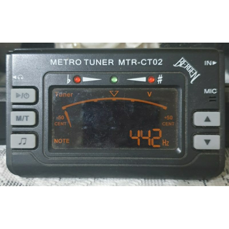 [二手] BERGEN METRO TUNERMTR-CT02調音器 METRO TUNER MTR-CT02 二手