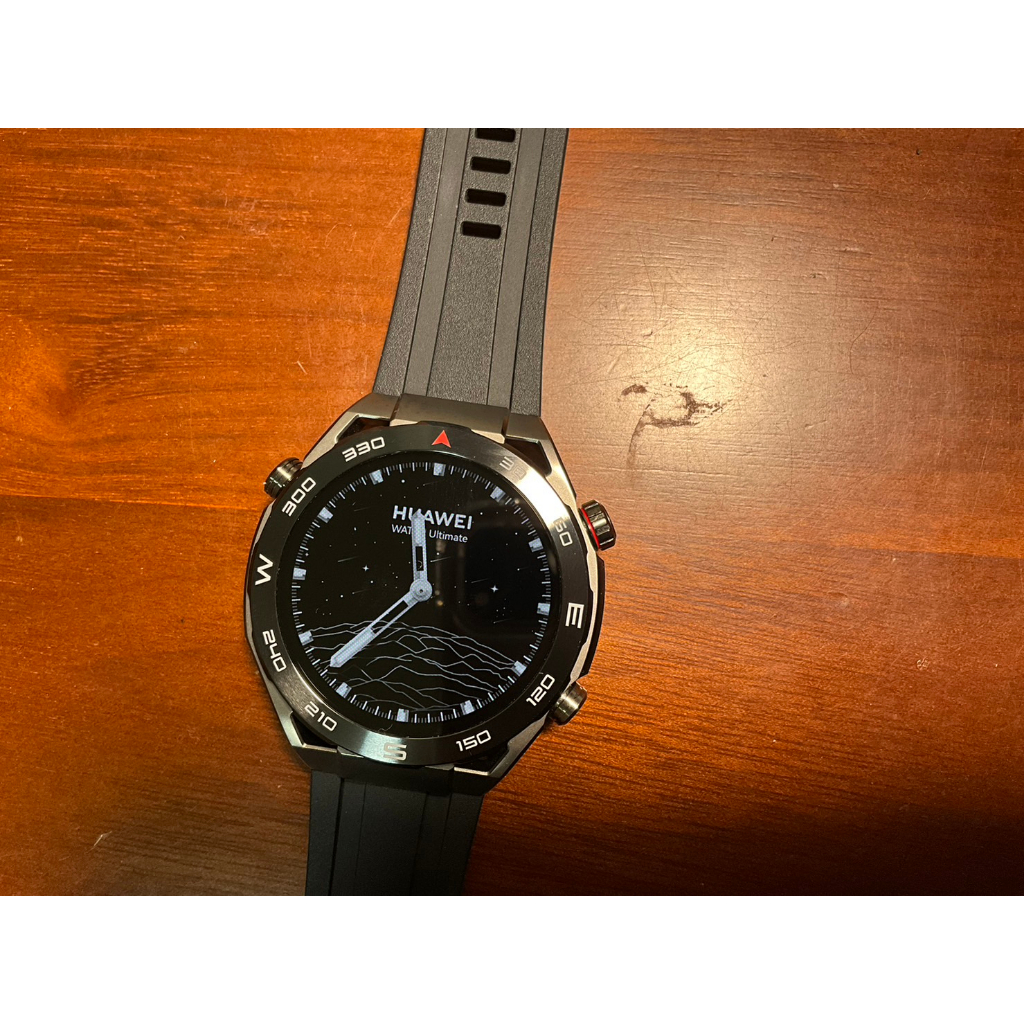 【HUAWEI 華為】WATCH Ultimate 運動健康智慧手錶(馳騁黑) 潛水錶 誠可議