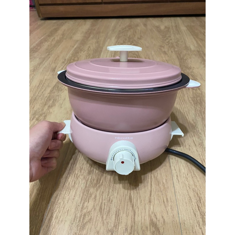 日本限定粉色Recolte麗克特fete調理鍋RPD-3多功能料理鍋 套房 租屋族 小資族