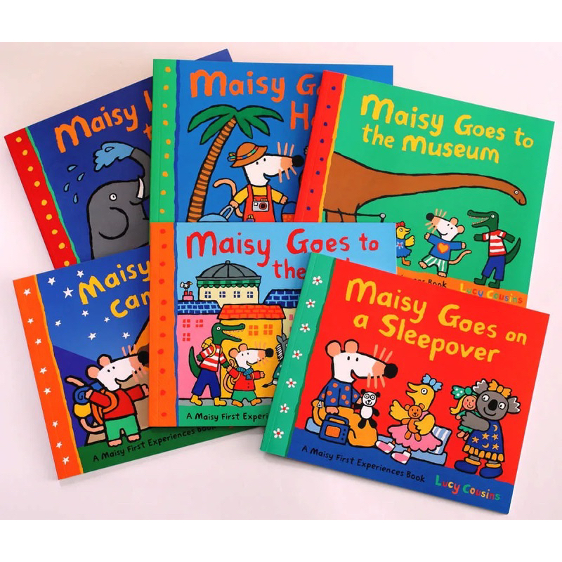 Maisy’s Adventures Set 小鼠波波大冒險繪本 套書 6冊合售，附小書袋