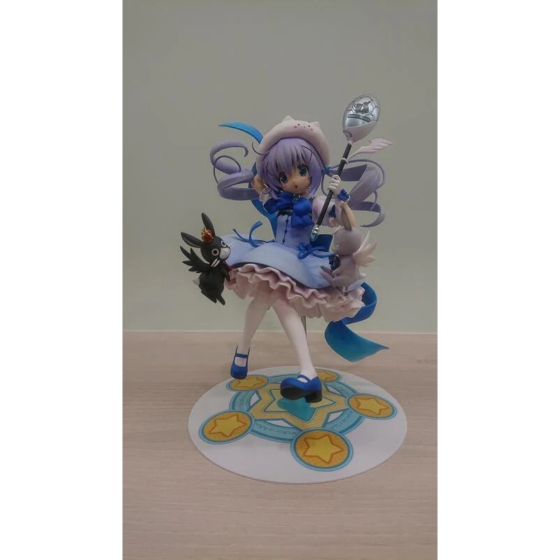 二手無盒無殼 請問您今天要來點兔子嗎? Stronger 魔法少女智乃 香風智乃 1/7 PVC