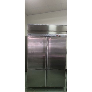 中古四門白鐵冰箱 管冷上凍下藏 大小門 不鏽鋼冰箱 營業用冰箱 白鐵冷凍冷藏冰箱