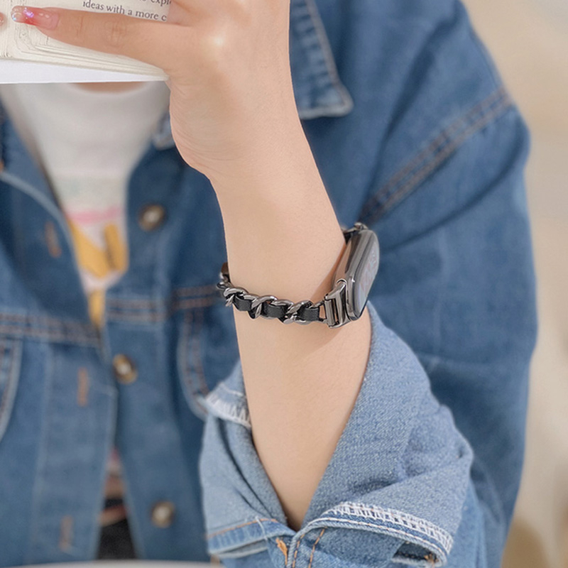 小香風 適用 小米手環 8 錶帶 小米錶帶 8 NFC Xiaomi 手環8 連接器款 金屬錶帶 不鏽鋼錶帶 小米手環8