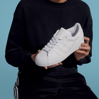 ADIDAS 休閒鞋 運動鞋 SUPERSTAR 男 EG4960 白色 全白