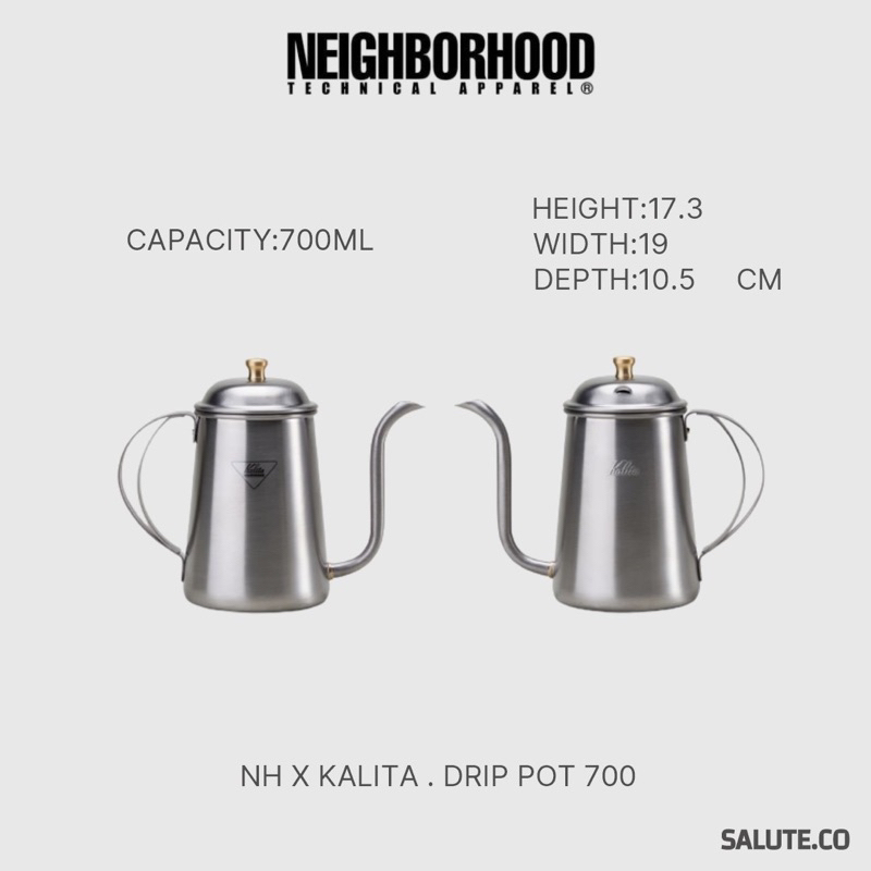 午前12時前のご注文は当日発送 NEIGHBORHOOD NH X KALITA . DRIP POT