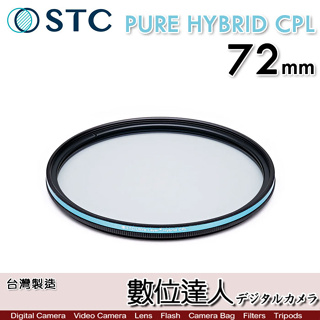 STC 二代 PURE HYBRID CPL 72mm 全新真彩 可當保護鏡 偏光鏡 -0.5EV高透光+70%輕偏光