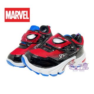 MARVEL漫威 SPIDER-MAN蜘蛛人 童鞋 電燈鞋 運動鞋 休閒鞋 [MNKX35222] 紅黑 台灣製【巷子屋
