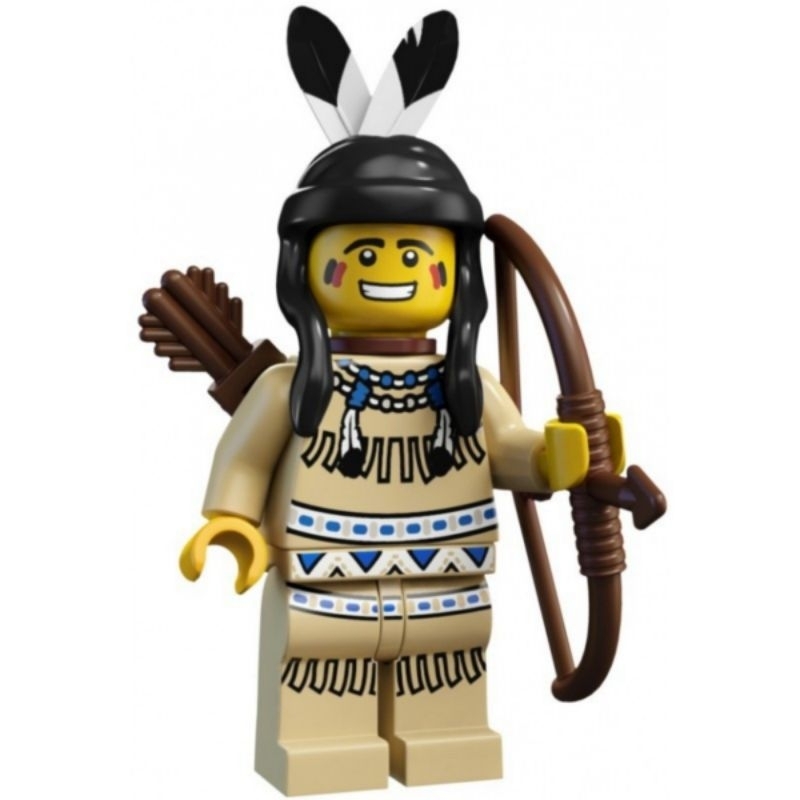 樂高 LEGO 8683 第1代 人偶包 1號 印第安人 女印第安人 全新未拆封