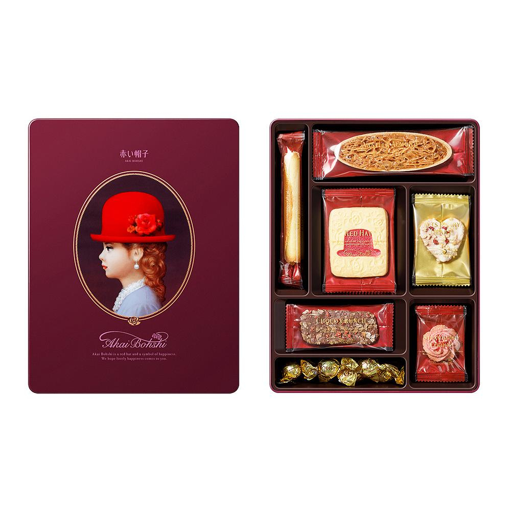 紅帽子禮盒/ 紫/ 附提袋/ 新版　eslite誠品