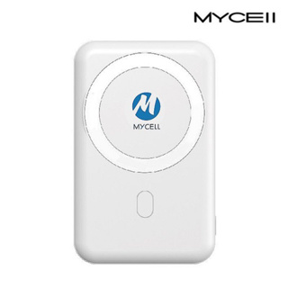 MYCELL 磁吸無線行動電源(10000mAh) 無線充電 磁吸充電 magsafe行動電源 攜帶方便 贈磁吸環