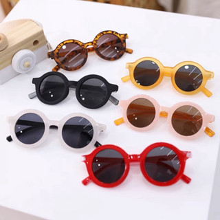 Yi’s store💋兒童果凍正圓墨鏡 太陽眼鏡 小朋友 大童 可愛 親子 新款 百搭 童款 嬰幼童配件 可愛