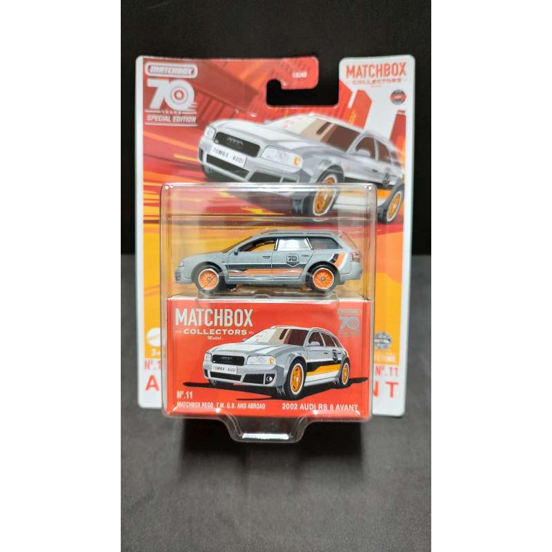 MATCHBOX 火柴盒 2022 AUDI RS6 AVANT 旅行車 精裝 COLLECTORS  膠胎 70週年