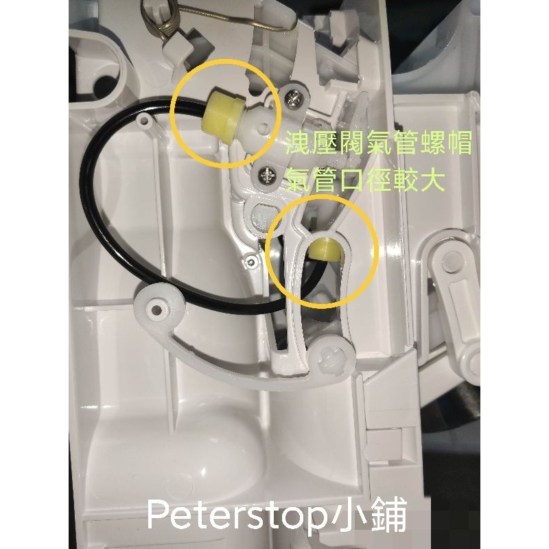 Peterstop小鋪~Sodastream 我很貴 但效果非常好 金屬洩壓閥氣管螺帽 氣管螺母 氣泡水機漏氣_替代零件