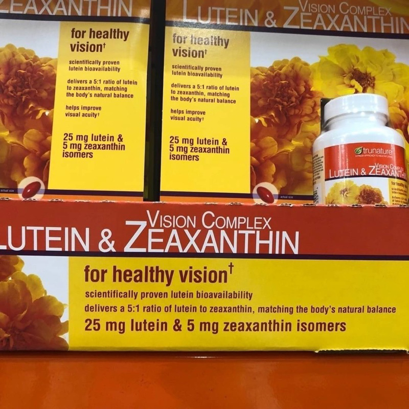 蝦皮免運🚚預購中‼️美國好市多代運Trunature Lutein &amp; Zeaxanthin葉黃素 效期最新。