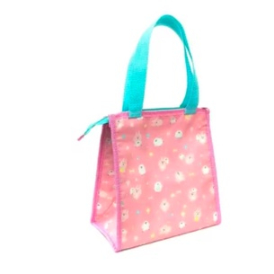 日本 正版 卡娜赫拉 P助 保冷袋 保冷保溫 保溫袋 粉色 立體 提袋 購物袋 手提袋 拉鍊袋