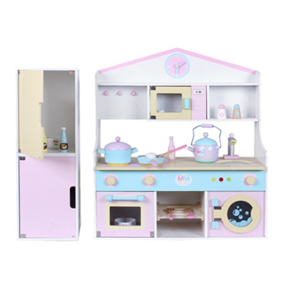 親親 Ching-Ching 木製玩具組 廚房組合加冰箱 MSN19031 廚房玩具 兒童家家酒 仿真廚房玩具