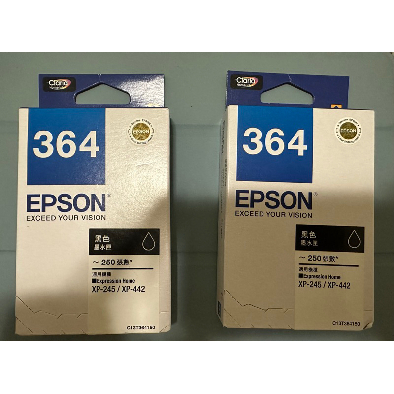 EPSON  XP-245 XP-442黑色墨水匣 兩盒一起賣