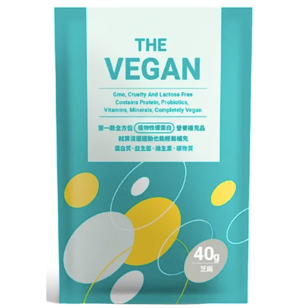 TANI・樂維根 全素 The Vegan 優蛋白-芝麻 (40g) 隨手包