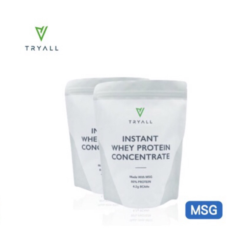 現貨快速出貨 台灣 Tryall 無添加濃縮乳清蛋白MSG  美國乳源 (1kg/袋) 原味 乳清