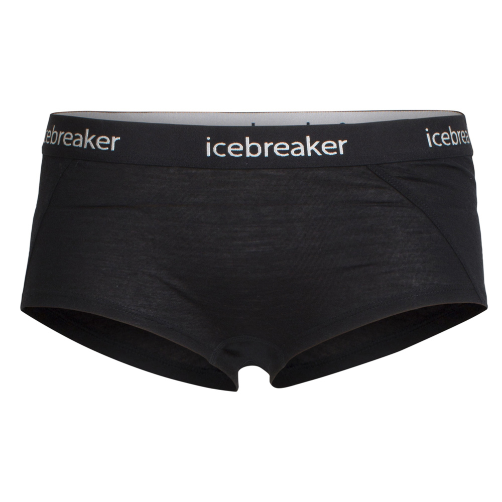 (女)【icebreaker】Sprite 四角內褲-BF150-黑 IB103023001