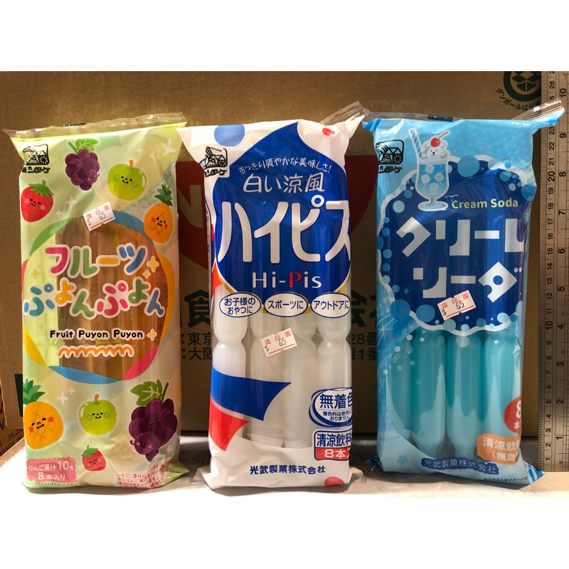 逸品園商店 日本 光武冰棒 8本入 果汁棒/可爾必思(乳酸菌)/冰淇淋汽水