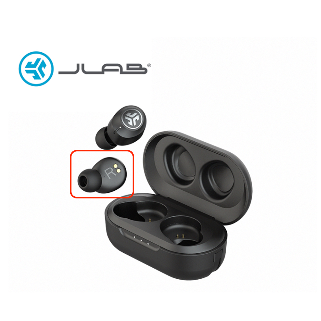 「售五成新（單右耳）輕微刮傷「可正常使用」JLab JBuds Air ANC 降噪真無線藍牙耳機－黑