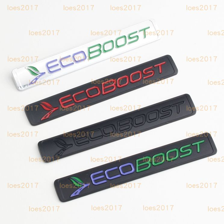 Ford 福特 車標 Ecoboost 油電 節能 Mondeo Focus 尾標 車貼 節能標 字標 貼標 ECO