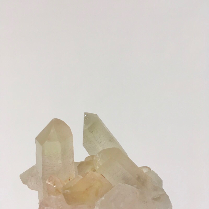 黃晶簇 黃水晶簇 水晶簇 原礦 礦石 水晶