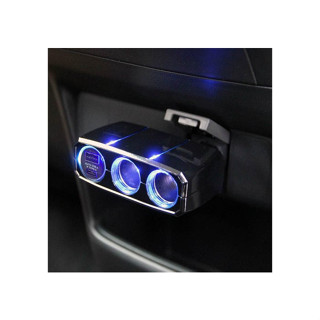 SFC【Kashimura】 KX-226 24V專用可調式雙孔電源插座+2USB/4.8A 車充手機充電點菸孔