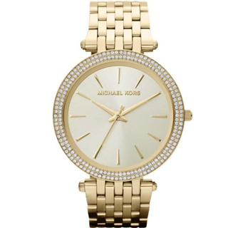【MICHAEL KORS】時尚紐約風金色腕錶 MK3191 39mm 現代鐘錶