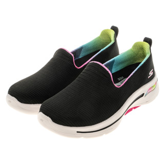 SKECHERS 女鞋 健走系列 GOWALK ARCH FIT 寬楦款 - 124867WBKHP