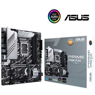 現貨】全新 ASUS 華碩 PRIME Z790M PLUS CSM 主機板 mATX 四槽 AURA DDR5【公司貨