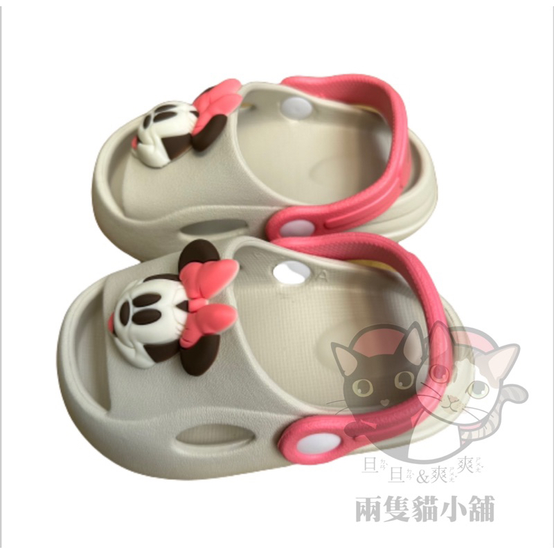 米妮拖鞋 Disney 女童 防水 輕量 護趾 休閒 涼鞋 兩穿 台灣製 迪士尼