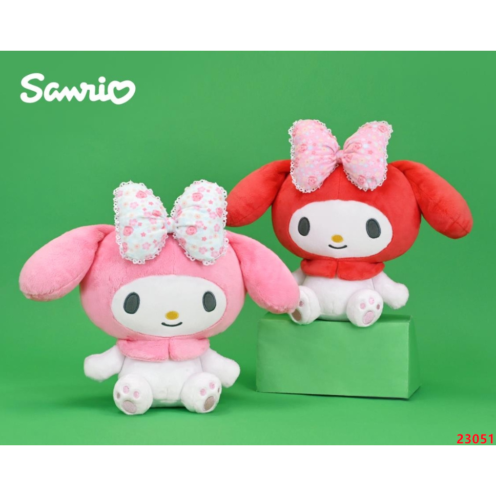 【美樂蒂小碎花花結款】美樂蒂 美樂蒂小碎花娃娃 美樂蒂布偶 美樂蒂大娃娃 美樂蒂玩偶 三麗鷗