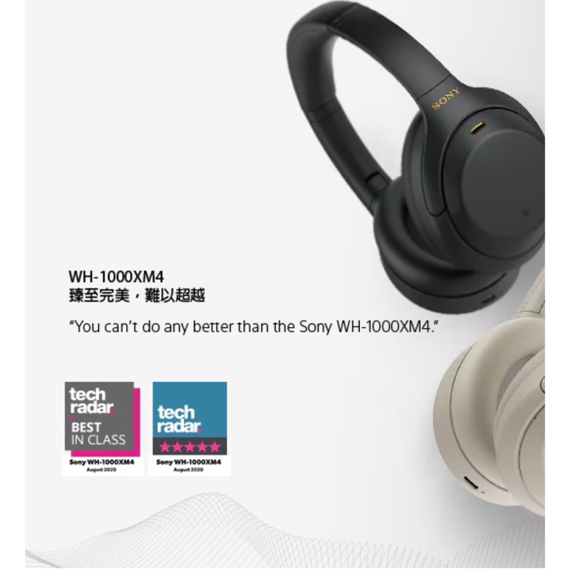 Sony WH-1000XM4 無線降噪耳機（二手）