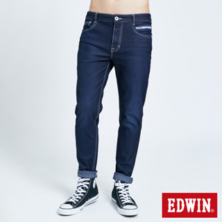 EDWIN 男款 JERSEYS 迦績 EJ6 超彈錐形褲(原藍磨)
